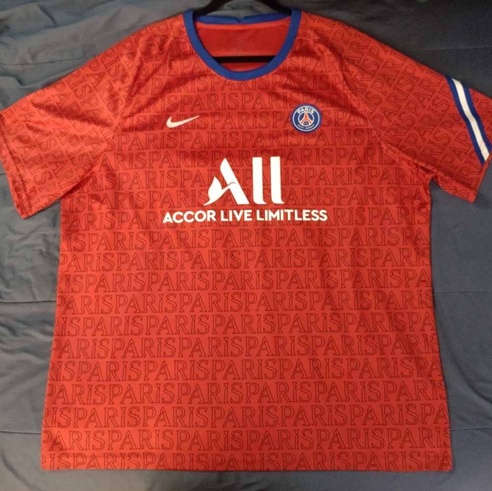 Nike PSG Paris Saint-Germain Soccer Jersey 3xl Xxl